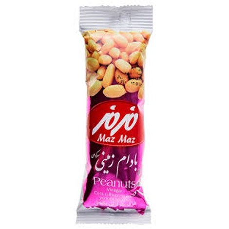 بادام زمینی سرکه مزمز40 گرم