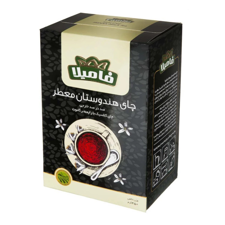 چای سیاه هلندوستان فامیلا با رایحه برگاموت ۴۵۰ گرم