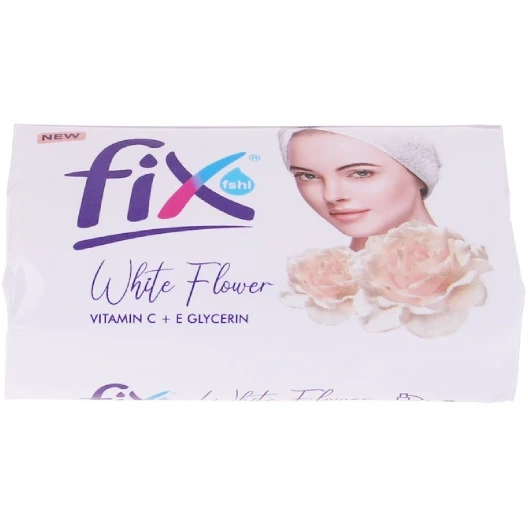 صابون شستشو فیکس مدل White Flower وزن 90 گرم
