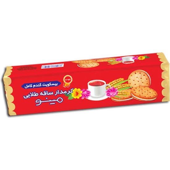 بیسکویت کرمدار ساقه طلایی مینو ۱۹۲ گرم