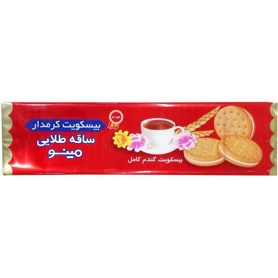 بیسکویت کرمدار ساقه طلایی مینو ۱۹۲ گرم