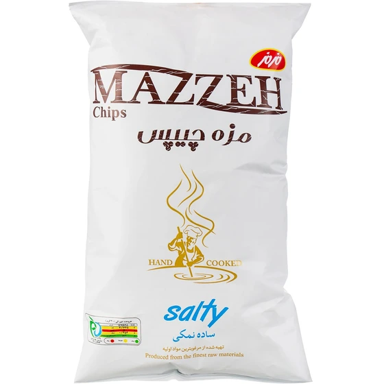 مزه چیپس نمکی مزمز ۶۵ گرم