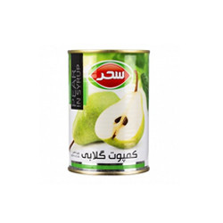 کمپوت گلابی سحر۴۳۰گرمی