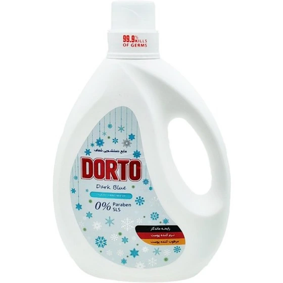 مایع دستشویی شفاف دورتو مدل Dark Blue وزن ۲۷۰۰ گرم