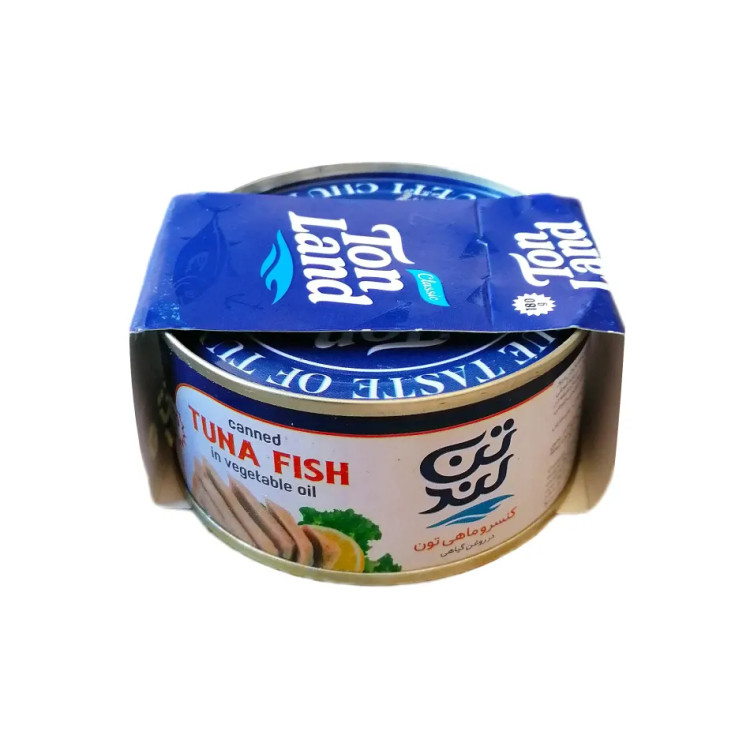تن ماهی تن لند در روغن گیاهی ۱۸۰ گرمی