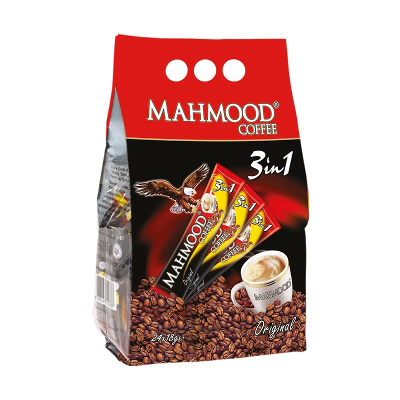 پودر مخلوط قهوه فوری 1×3 محمود 24 عددی 18 گرم + اشانتیون شمع بیبی کندل