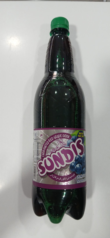 نوشیدنی انگور قرمز گازدار ساندیس ۱ لیتر